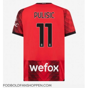 AC Milan Christian Pulisic #11 Hjemmebanetrøje 2023-24 Kortærmet